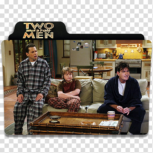 TV Shows Ultimate Folder Icon  Version , Two and a Half Men-Cool Era transparent background PNG clipart