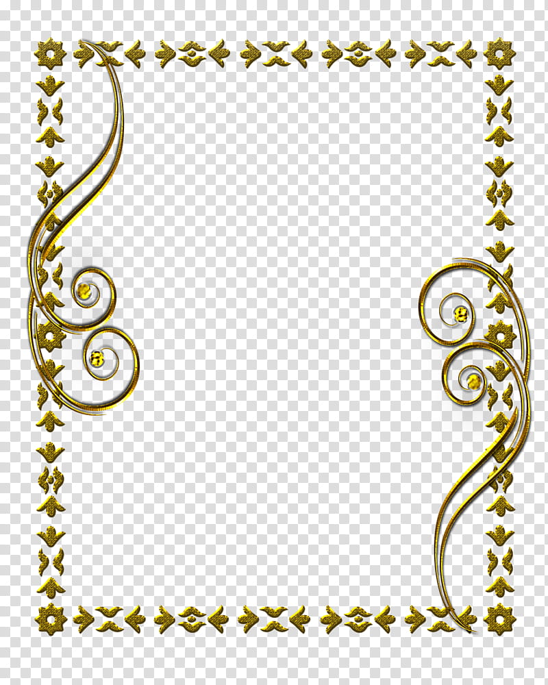 ornate floral gold frame illustration transparent background PNG clipart
