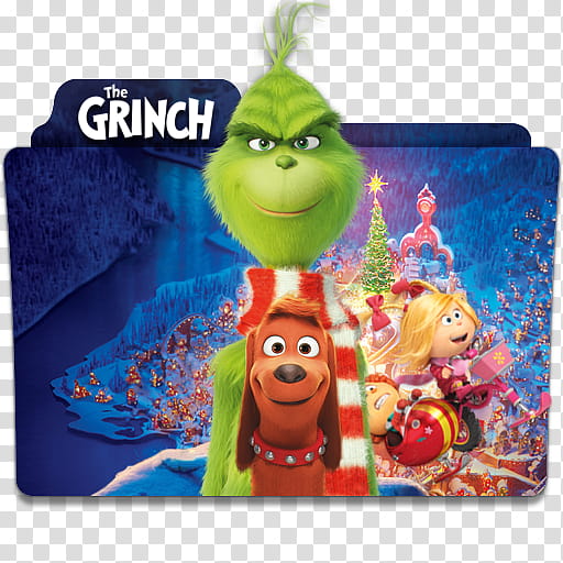 The Grinch  Folder Icon , The Grinch v wo logo transparent background PNG clipart