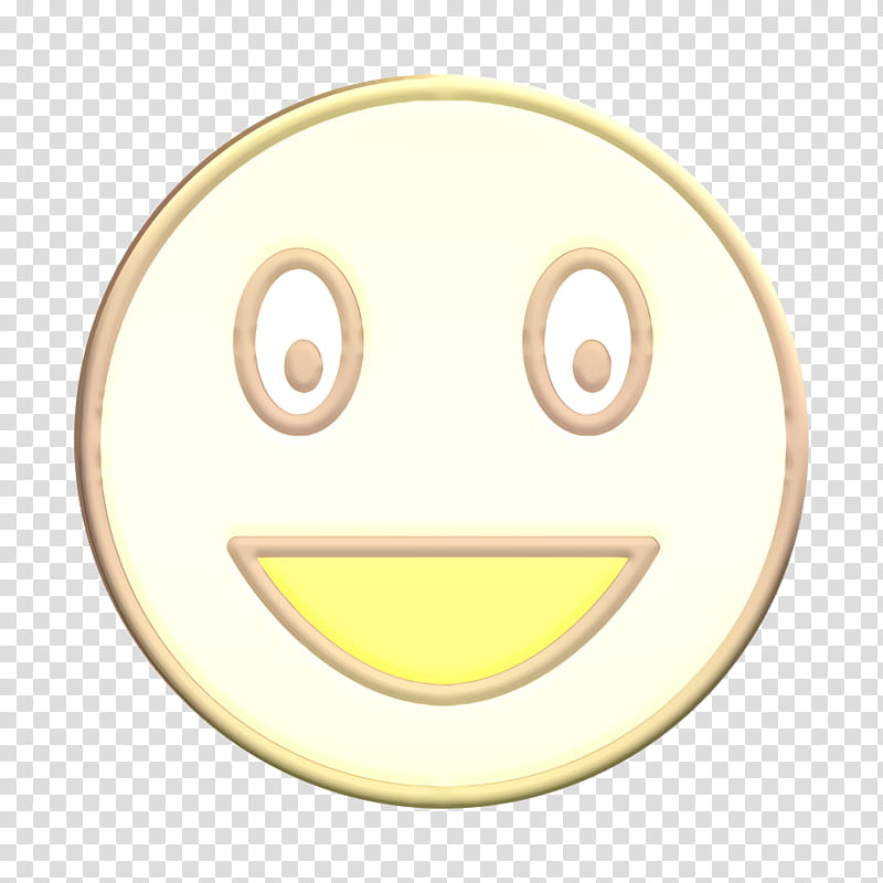 emoticon face icon laughing icon, Smile Icon, Yellow, Facial Expression, Head, Circle, Cartoon, Smiley transparent background PNG clipart