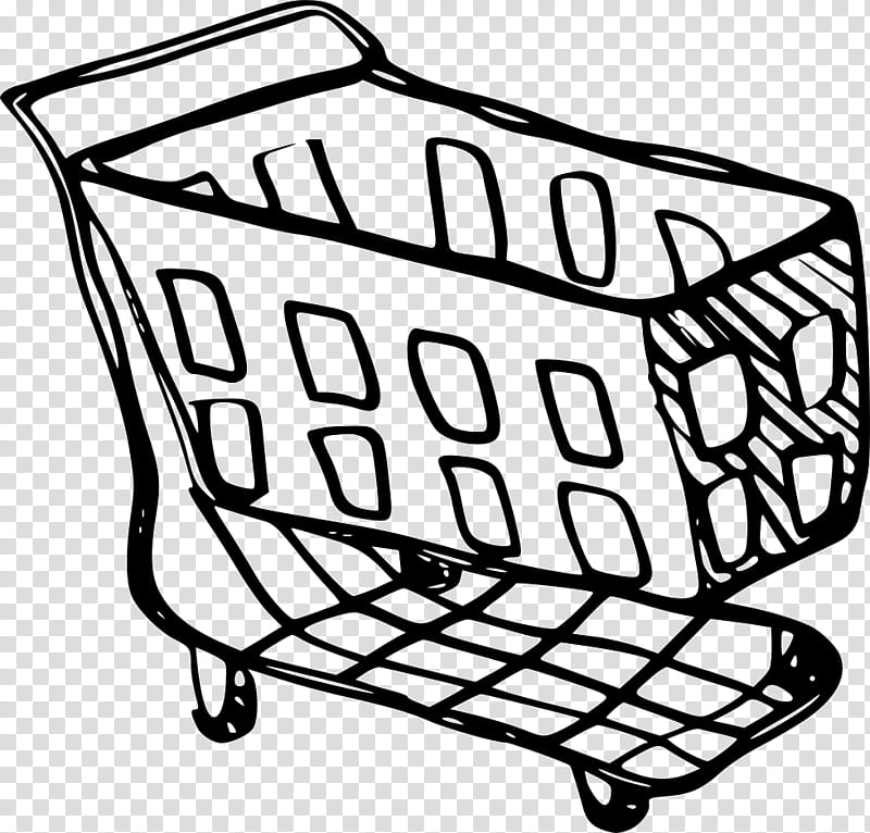 Shopping Bag, Shopping Cart, Drawing, Shopping Centre, Online Shopping, Storage Basket, Vehicle, Line Art transparent background PNG clipart