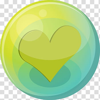 Heart Bubble Icons, green, green heart illustration transparent background PNG clipart