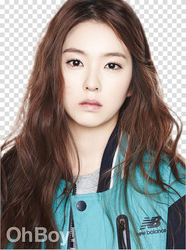 SeulRene, woman wearing green and black New Balance jacket transparent background PNG clipart
