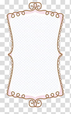 Cute Frames, white frame transparent background PNG clipart