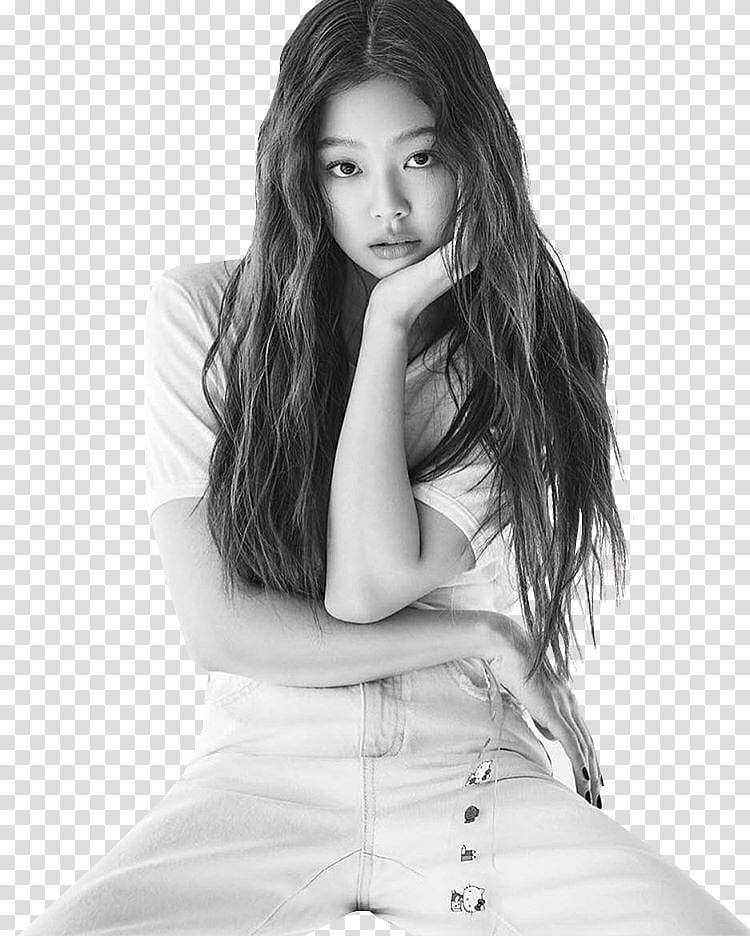 BLACKPINK Jennie Dazed and Confused HQ, woman with hand on face transparent background PNG clipart