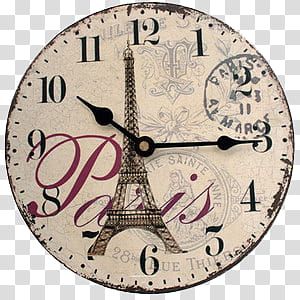, analog clock displaying : transparent background PNG clipart