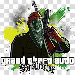Grand Theft Auto San Andreas ICO , Grand Theft Auto San Andreas (Render Style) transparent background PNG clipart