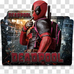 Deadpool  Folder Icon Mega Pack, Deadpool x transparent background PNG clipart