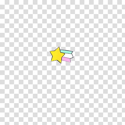 Shoujo, yellow star transparent background PNG clipart