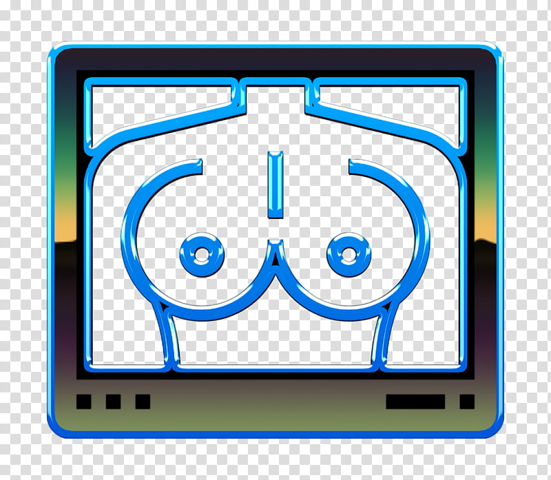 Health Checkup icon Exam icon Mammogram icon, Electric Blue, Technology, Symbol transparent background PNG clipart