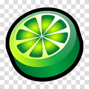 D Cartoon Icons II, Limewire, lime slice transparent background PNG clipart