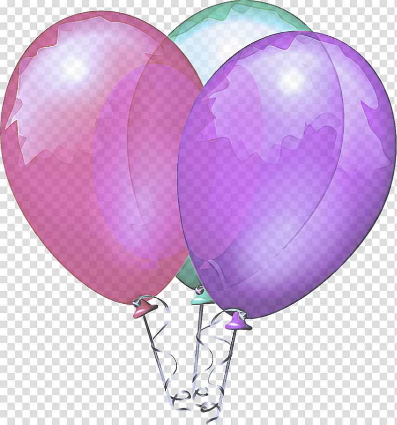 balloon purple party supply pink violet, Magenta, Toy transparent background PNG clipart