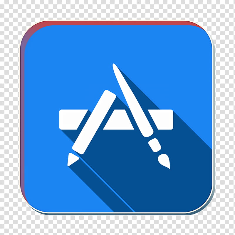 app icon app store icon apple icon, Appstore Icon, Blue, Line, Electric Blue, Symbol, Arrow, Logo transparent background PNG clipart