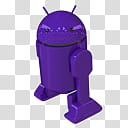 Android D Icons And Blender D Model Set , Android-DIconPurple- transparent background PNG clipart