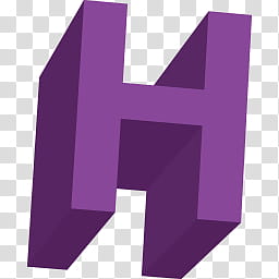 Recursos, purple H logo transparent background PNG clipart