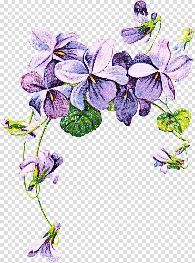 Violet Flower Drawings ~ Corner Flower Frame Coloring Drawing Engraving ...