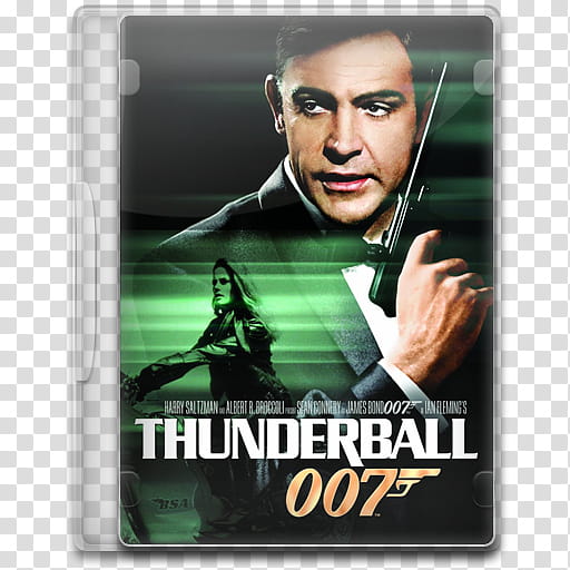 Movie Icon Mega , Thunderball, Thunderball  DVD case transparent background PNG clipart