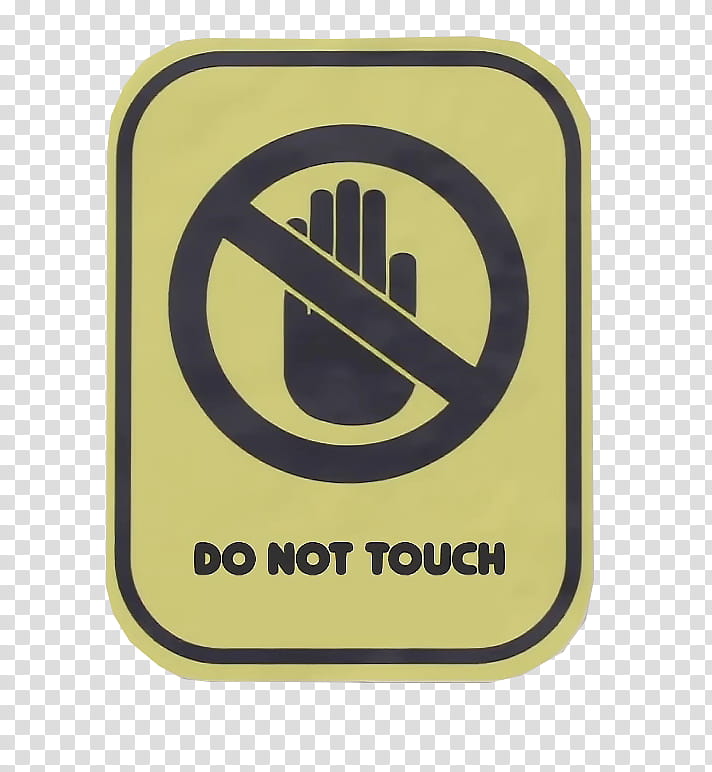 SHARE IU Palette , do not touch signage transparent background PNG clipart