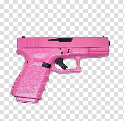 AESTHETIC GRUNGE, pink and black semi-automatic pistol transparent background PNG clipart