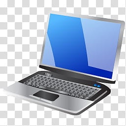 Aero, gray and black laptop computer transparent background PNG clipart ...