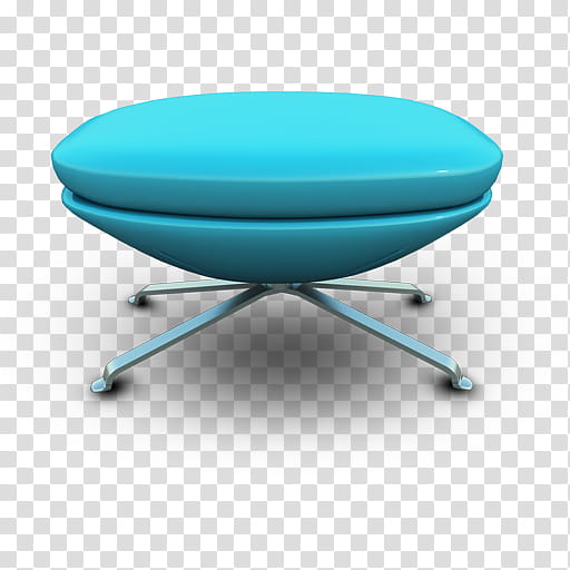 movables, square teal and gray rolling stool transparent background PNG clipart