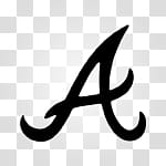 Minimal JellyLock, Atlanta Braves icon transparent background PNG clipart