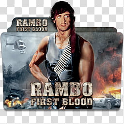 Rambo Collection Part  Folder Icon , Rambo, First Blood_x transparent background PNG clipart