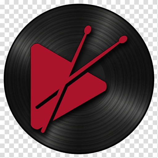 Steinberg Group v, black and red vinyl record transparent background PNG clipart