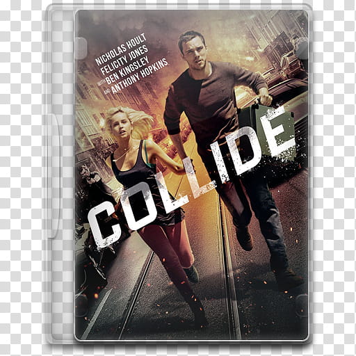 Movie Icon Mega , Collide, Collide DVD case art transparent background PNG clipart
