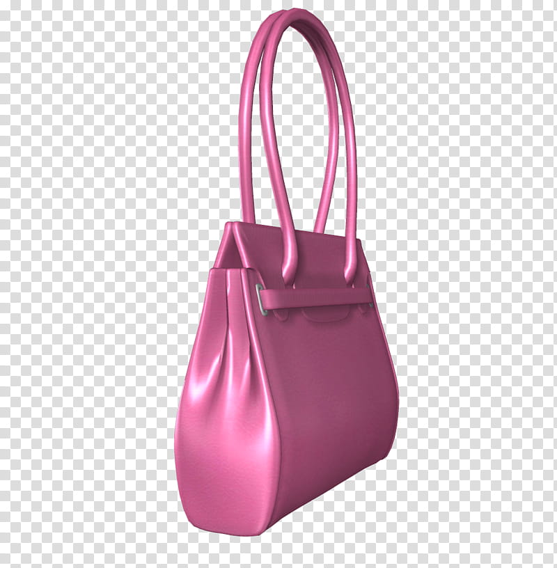 the hand bag , pink leather tote bag illustration transparent background PNG clipart