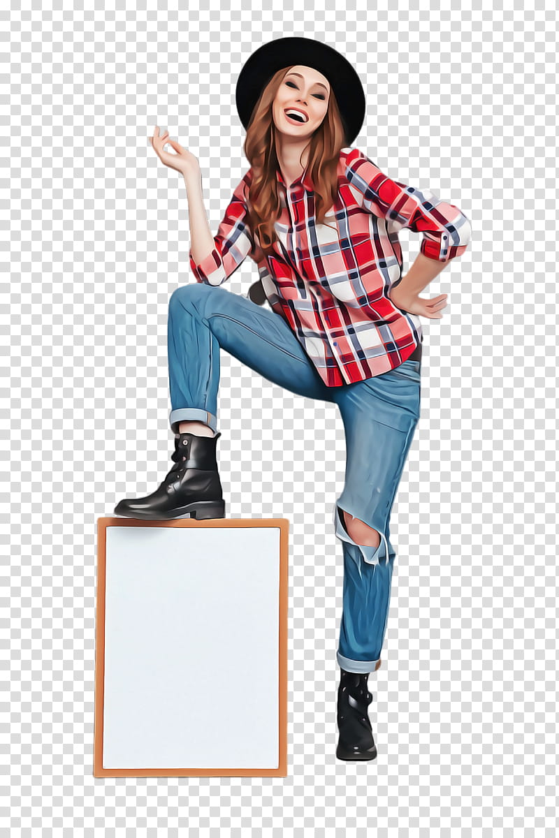 clothing jeans plaid tartan denim, Footwear, Headgear, Textile transparent background PNG clipart