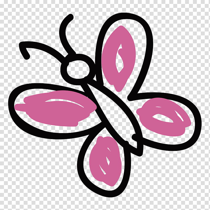 Pink Flower, Butterfly, Child, Cartoon, Color, Stroke, Computer Software, Moths And Butterflies transparent background PNG clipart