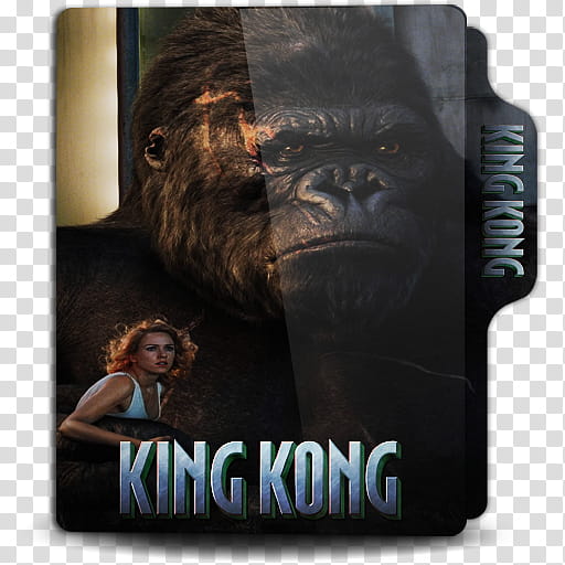 Movies Under  Folder Icon , King Kong transparent background PNG clipart