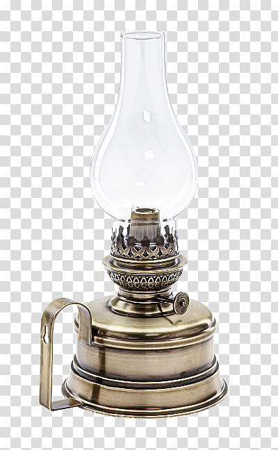 brass lighting oil lamp lamp light fixture, Candle Holder, Metal, Glass transparent background PNG clipart