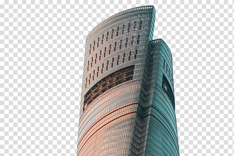 architecture tower skyscraper facade building, Tower Block, Turquoise, Cylinder, Commercial Building transparent background PNG clipart