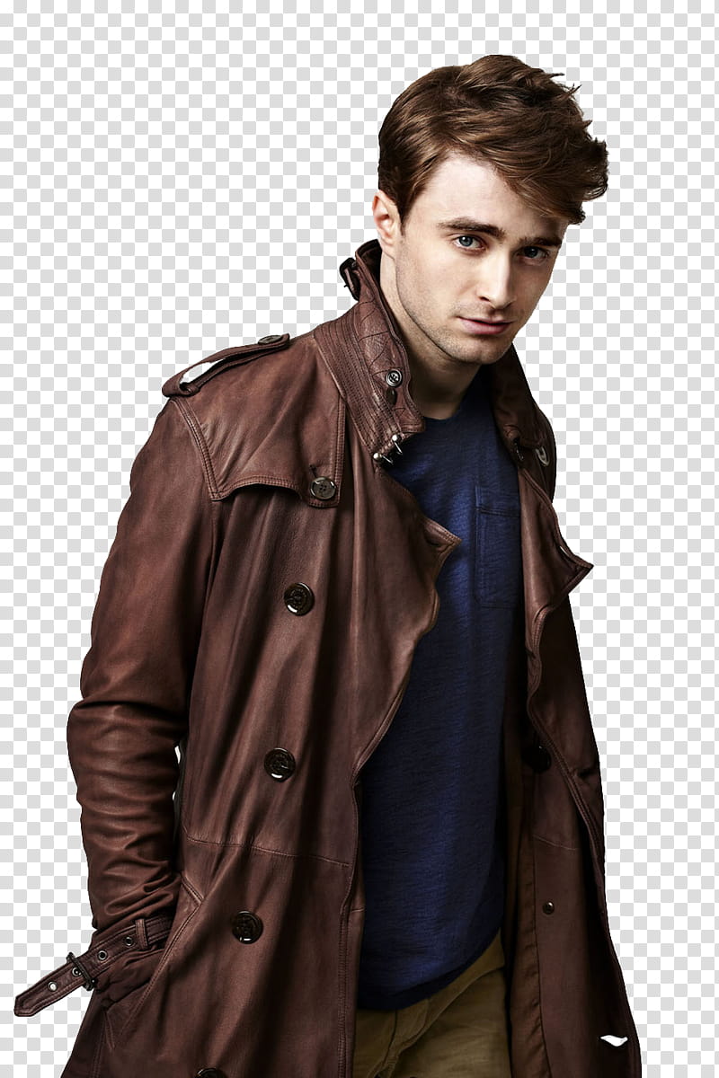 Daniel Radcliffe, Daniel Radcliffe wearing brown jacket transparent background PNG clipart