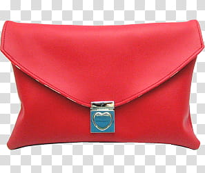 Mail, red envelope clutch bag transparent background PNG clipart