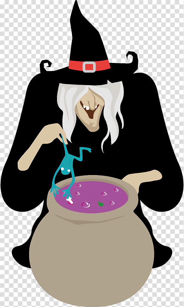 witch halloween witch halloween, Halloween , Cauldron, Cartoon, Cookware And Bakeware, Hat, Headgear, Witch Hat transparent background PNG clipart