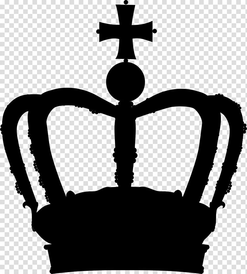 Cartoon Crown, Silhouette, Anchor, Symbol, Cross transparent background PNG clipart