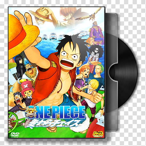One Piece Movie Folder Icon, One Piece DVD case transparent background PNG clipart