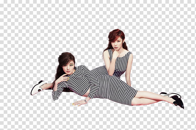 HyoSung and SunHwa SECRET transparent background PNG clipart