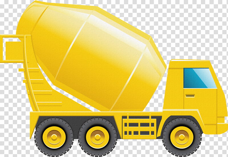 Car, Cement Mixers, Heavy Machinery, Truck, Construction, Dump Truck, Transport, Betongbil transparent background PNG clipart