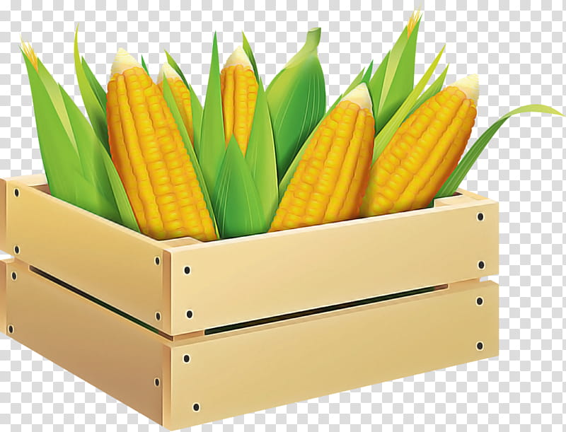 yellow vegetarian food vegetable plant office supplies, Corn, Vegan Nutrition transparent background PNG clipart