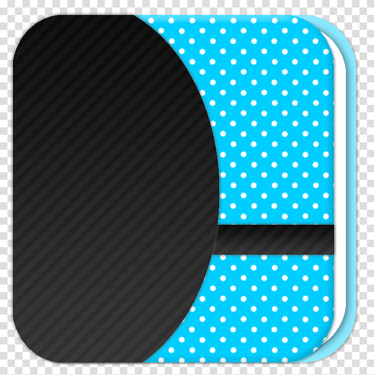 Folders Cute, square blue and black logo art transparent background PNG clipart