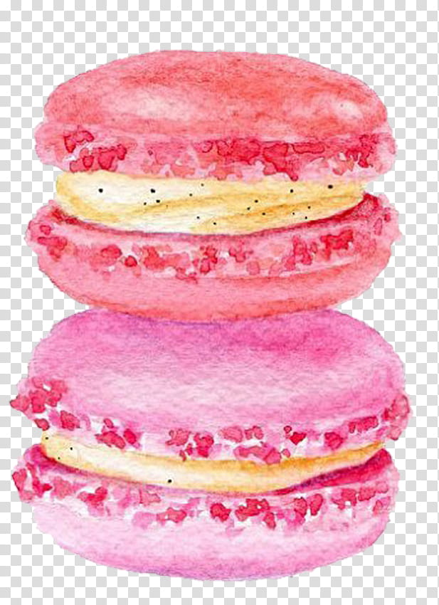 Pink Abstract, Watercolor Painting, Drawing, Macaron, Macaroon, Watercolor Paper, Biscuits, Abstract Art transparent background PNG clipart