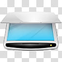 Oxygen Refit, scanner, white and black metal frame transparent background PNG clipart