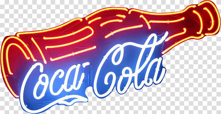 Coke Logo, Neon Lighting, Neon Sign, Fizzy Drinks, Cocacola, Diet Coke, Bar, Sticker transparent background PNG clipart