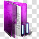 Violet Windows  Folders, purple file folder icon transparent background PNG clipart