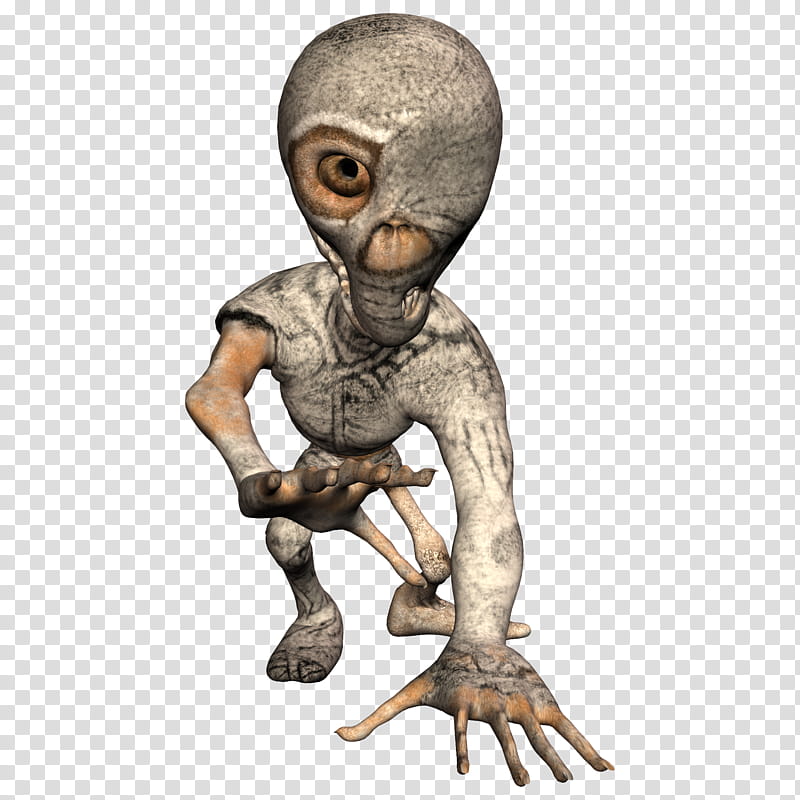 Mummy , gray and brown alien illustration transparent background PNG clipart