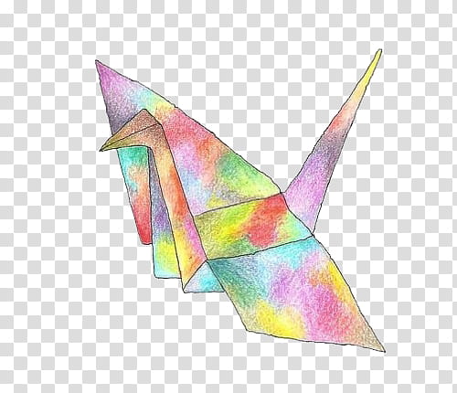 multicolored paper bird illustration transparent background PNG clipart